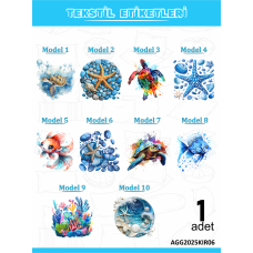 Karışık Kırlent Desenleri Kat-6 Ütü Etiketi 1 Adet Karışık Kırlent Desenleri Kat-6 Ütü Etiketi 1 Adet