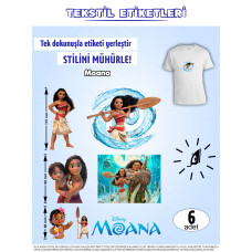 Moana Ütü ile Yapışan Kıyafet Etiketi 6 Adet Moana Ütü ile Yapışan Kıyafet Etiketi 6 Adet